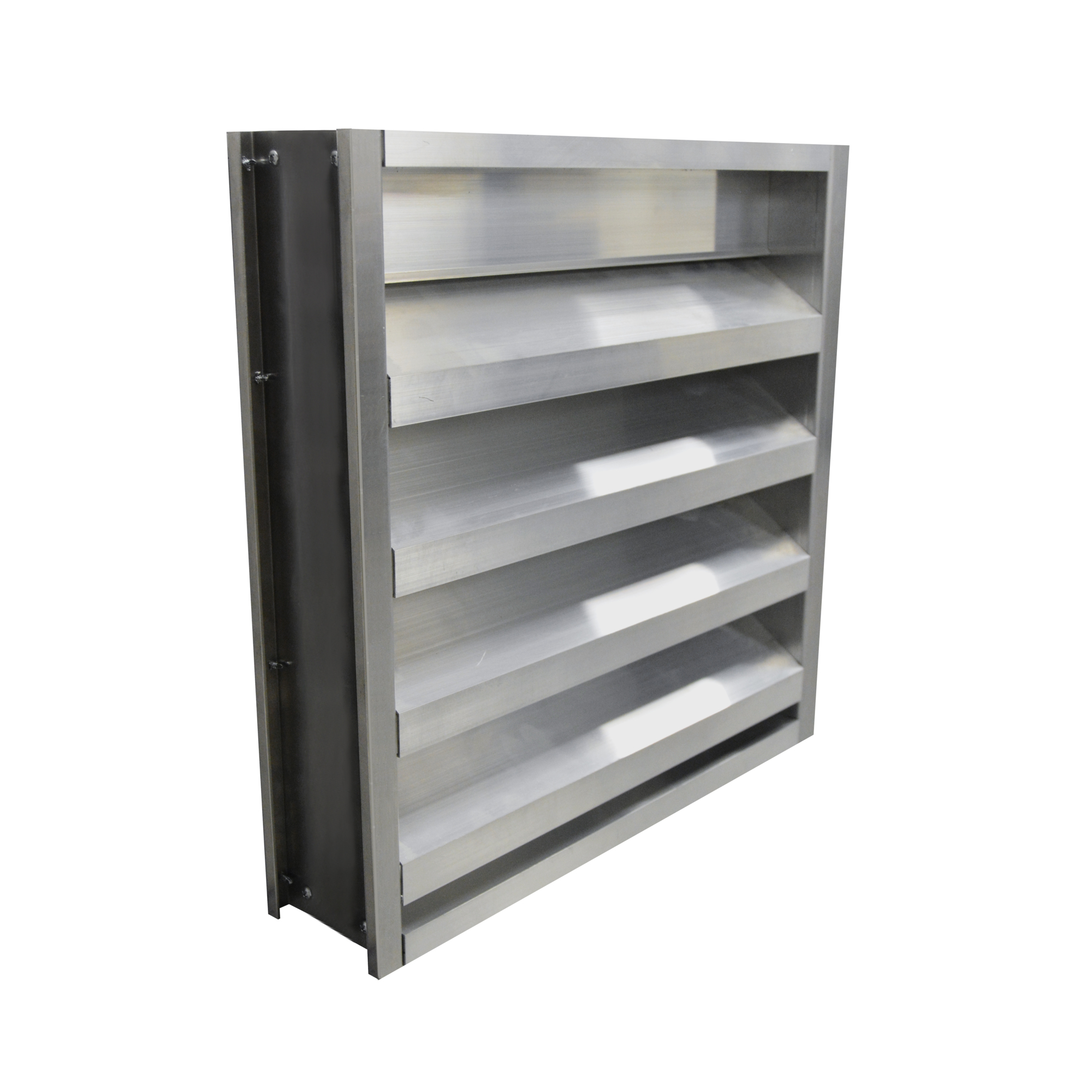 Canarm, Canarm Fixed Louver, Material Aluminum, Height 5 in, Width 24 in, Model# EL418X18-MIH